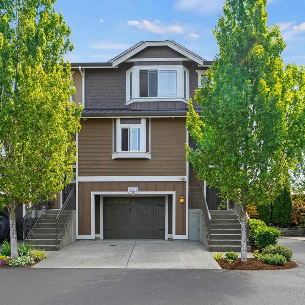 Junett Townhomes apartment community exterior in South Tacoma, Washington