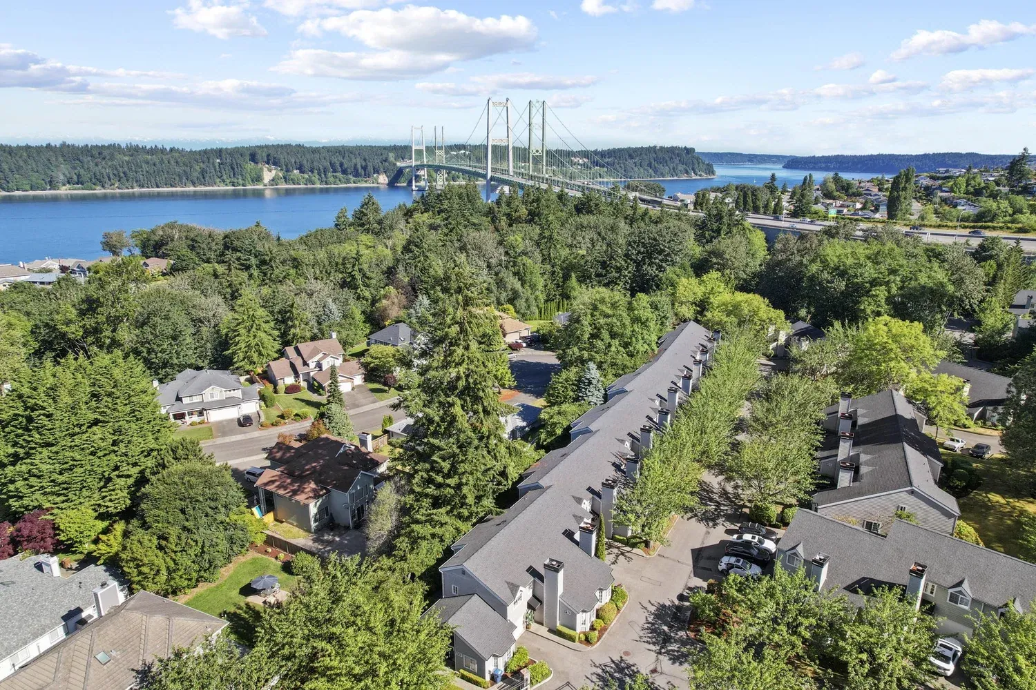 Water's Edge townhomes with Puget Sound views